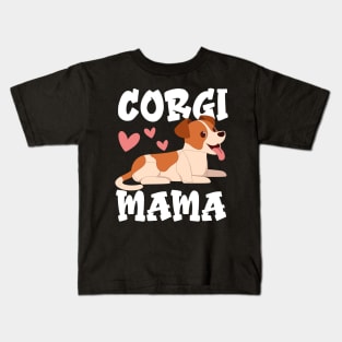 CORGI MAMA Kids T-Shirt